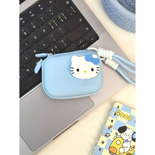 可爱kitty猫适用于大疆action5pro4/3收纳包运动相机保护壳收纳盒