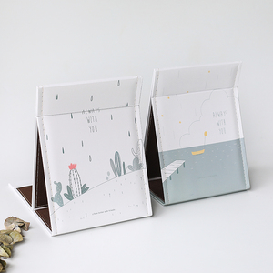 折叠台式化妆镜