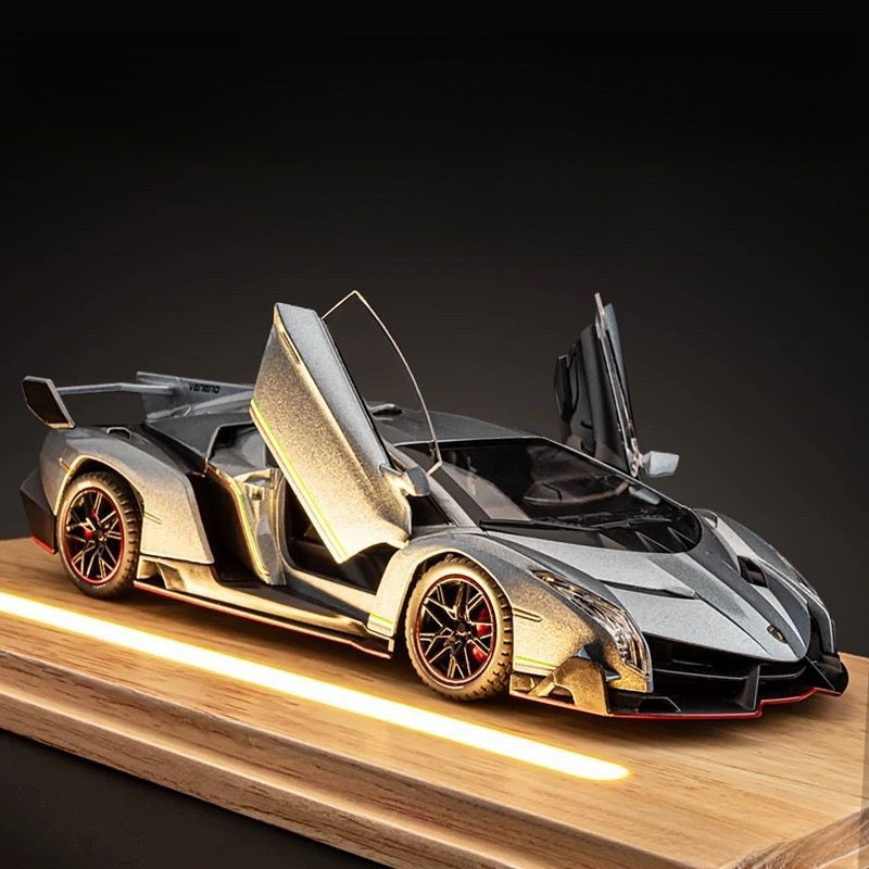 合金车身酷炫摆件发光