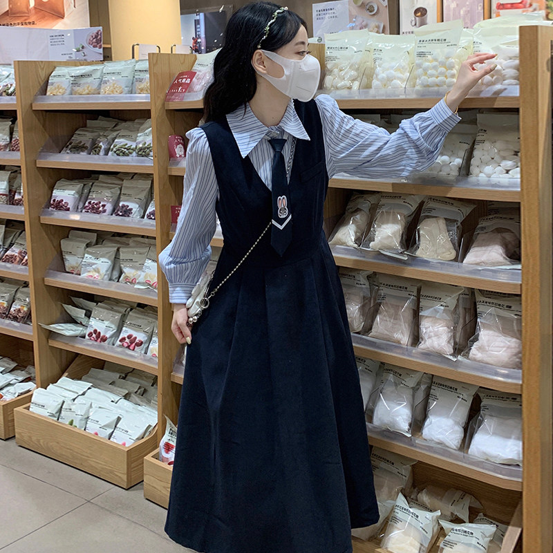 少女学院风JK制服套装裙2025秋装新款初高中学生背带连衣裙表演服