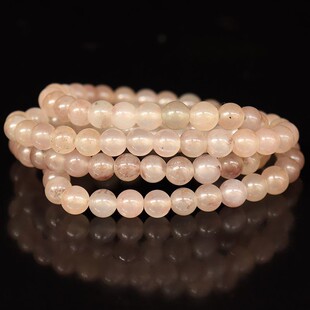 6*6mm108颗34g天然桂林鸡血玉石手链田湾料黄色手串女士手链