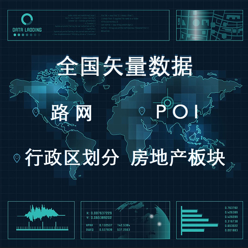 ArcGIS全球电子导航地图矢其它设计服务