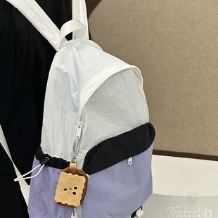 书包女大学生上课包户外徒步山系简便登山高颜值双肩包女旅游轻便
