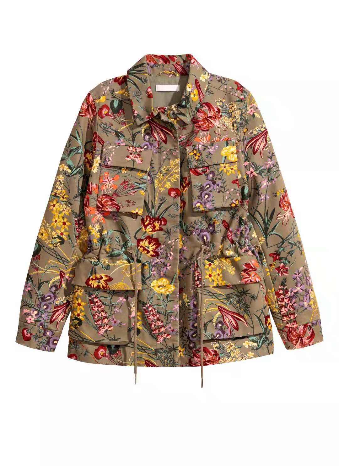 H＆M 女装外套 2018新款休闲花色修身西装领秋装怎么看?