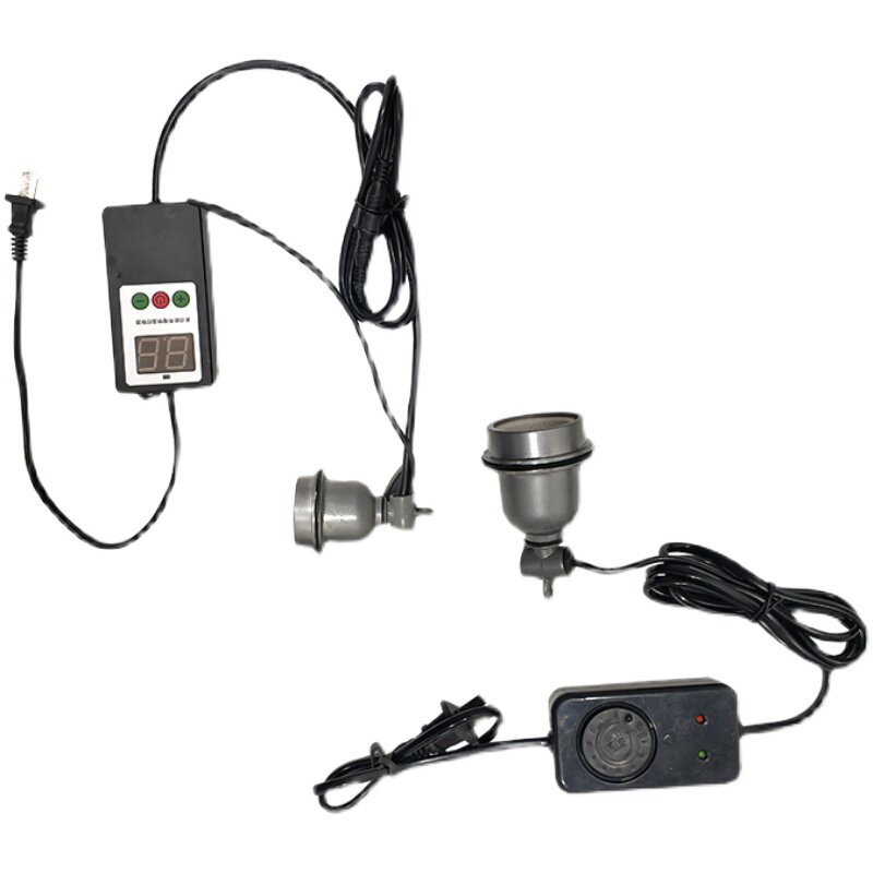 仔猪保温箱温控器恒温孵化箱开关仔猪取暖灯口调节器 调温灯头