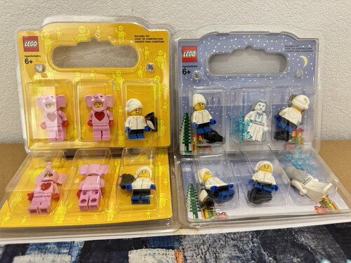 乐高LEGO853606 852766  BAM人仔 情人节复活节限定 粉色大象企鹅