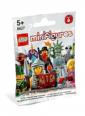 LEGO乐高 8827 人仔抽抽乐第6季 罗马士兵机器人医生积木收藏礼物