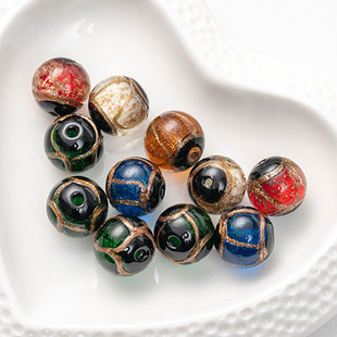 手链饰品材料包香灰琉璃珠子散珠手工diy串珠文玩手串吞金兽配饰