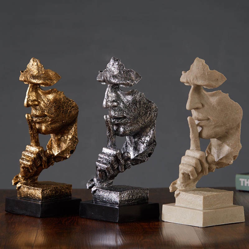 办公室装饰品树脂抽象简约艺术