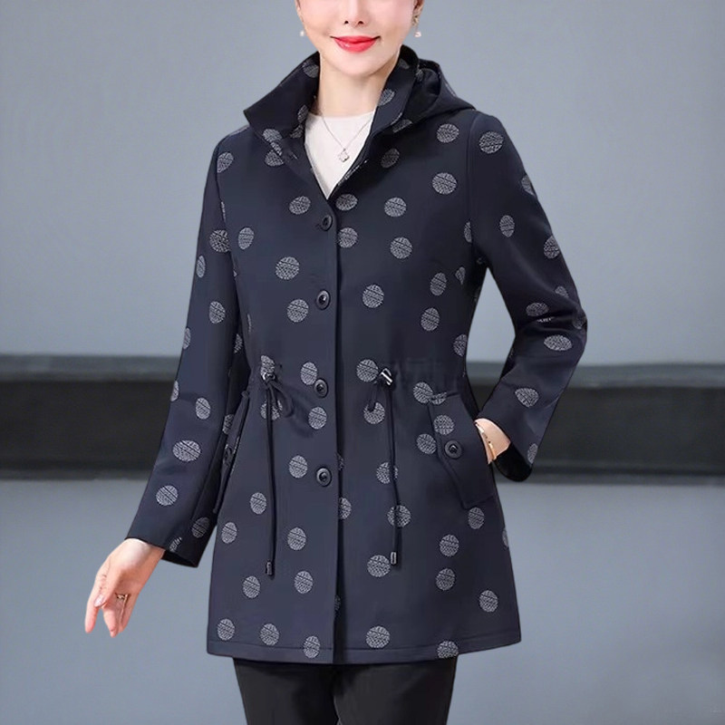 特体加肥加大春秋时尚妈妈装老年女装春装风衣外套200斤高贵衣服