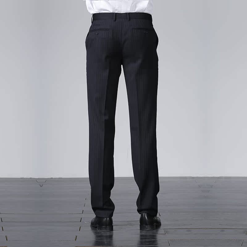 Pantalon droit BAROMON en laine pour automne - Ref 1490592 Image 2