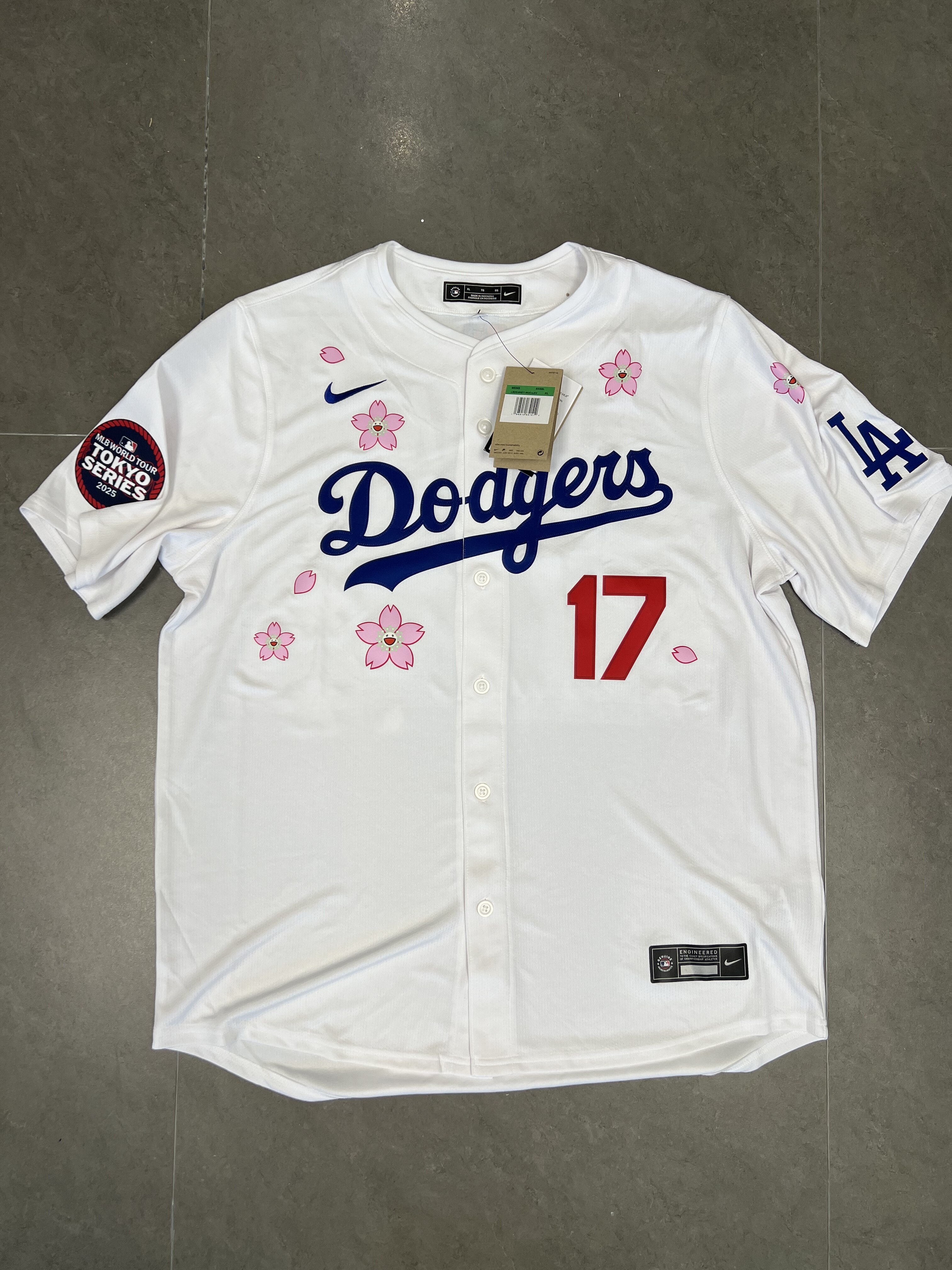 耐克Nike x MLB x 村上隆联名道奇队 大谷翔平日本限定棒球衫球衣