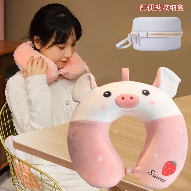 便携u型枕飞机枕旅行颈椎枕头记忆棉头枕u形脖枕靠枕护颈枕