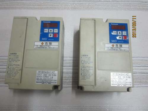 松下变频器 M1D042A1XZ M1D变频器 二手变频器 220V 400W 0.4KW