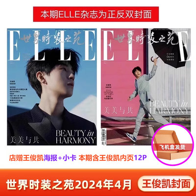 ELLE世界时装4月王俊凯封面