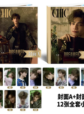 计入销量 豪华版 CHIC小资9月 罗云熙A/B封面+赠官方12张小卡 CHIC小资风尚杂志2024年9月罗云熙封面