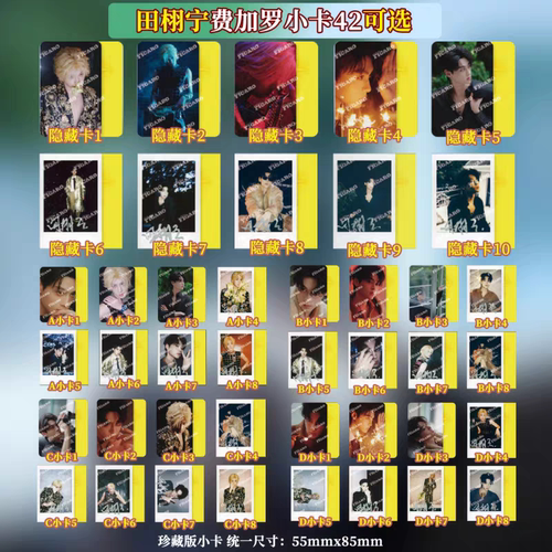 官方正版 费加罗 金九 田栩宁官方小卡/隐藏小卡 Madame Figaro费加罗无杂志2025年9月刊 田栩宁官卡