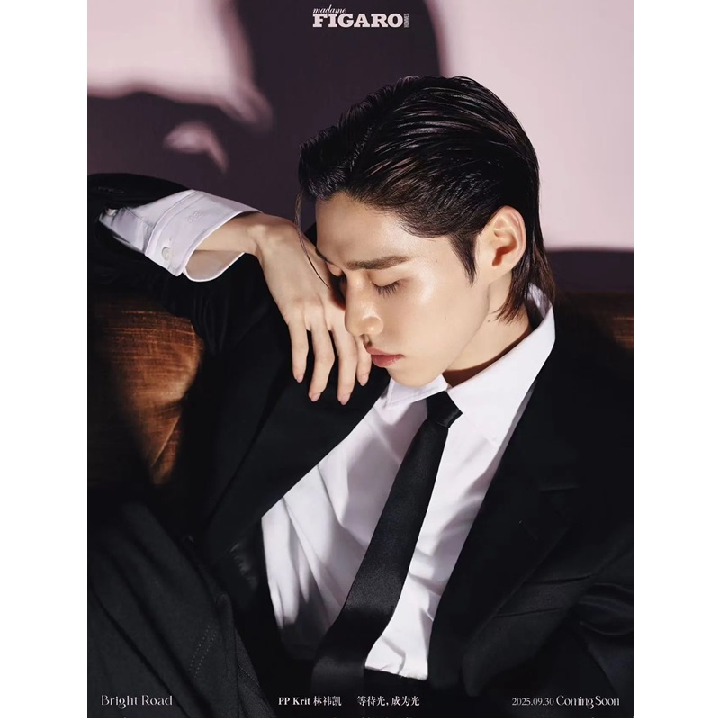 计入销量 Madame Figaro Hommes费加罗杂志9月刊 PPKrit林祎凯封面套装/田栩宁封面ABCDE版套装/新视线/metal中文版杂志2025年9月