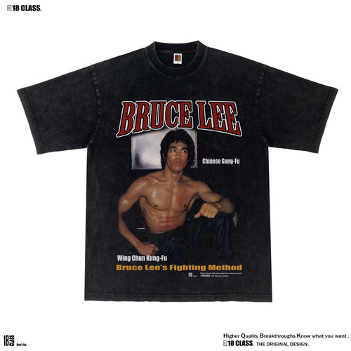李小龙vintage重磅纯棉短袖T恤
