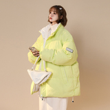 2025冬季新款立领宽松棉服女外套冬韩版宽松加厚面包服潮，男装棉衣，星座710