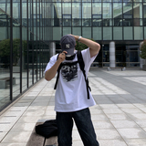 夏装短袖T恤男女同款韩版宽松印花半袖圆领情侣百搭上衣DT17P30，男装T恤，星座710