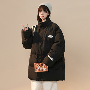 2024冬季新款立领宽松棉服女外套冬韩版宽松加厚面包服MY03P88图片