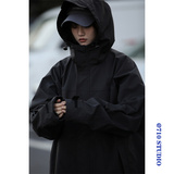 秋款自制防风防泼旅游潮流机能工装夹克外套男冲锋衣女CFY01P98，男装夹克，星座710