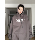 新款纯棉加绒加厚oversize慵懒风卫衣女秋冬宽松连帽潮WY01P58，商品下架区，星座710