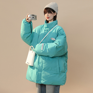 2024冬季新款立领棉服女外套冬韩版宽松加厚面包服MY03P88图片