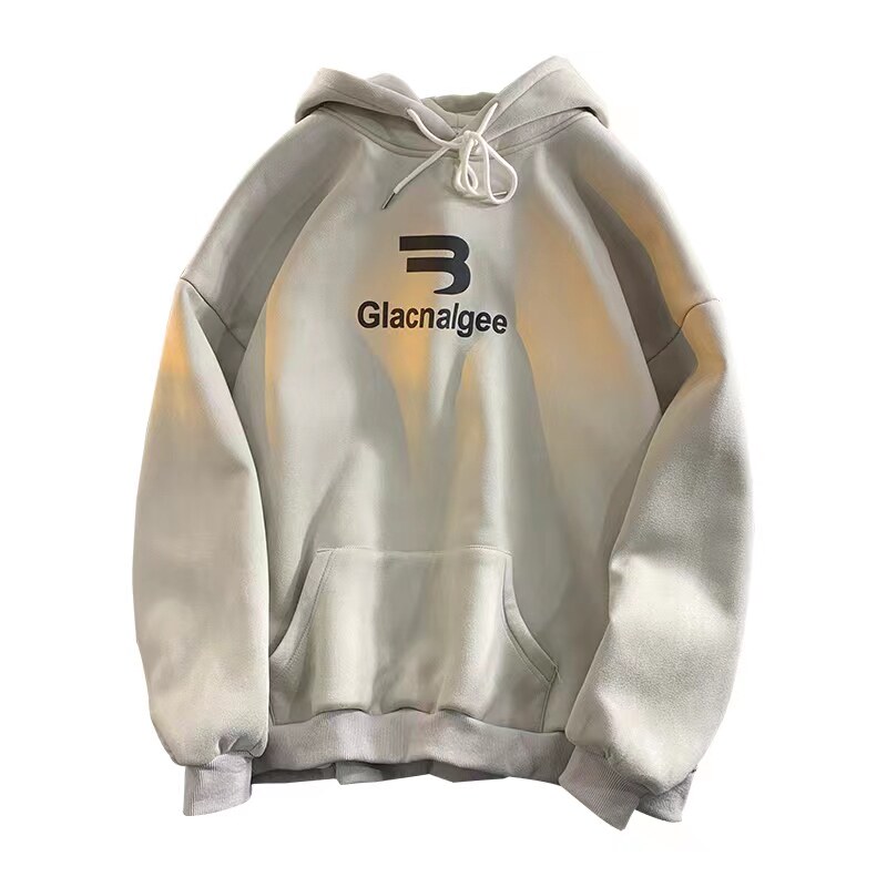 连帽卫衣男秋冬款潮牌重磅宽松oversize加绒加厚外套上衣WY04P68,商品下架区,星座710