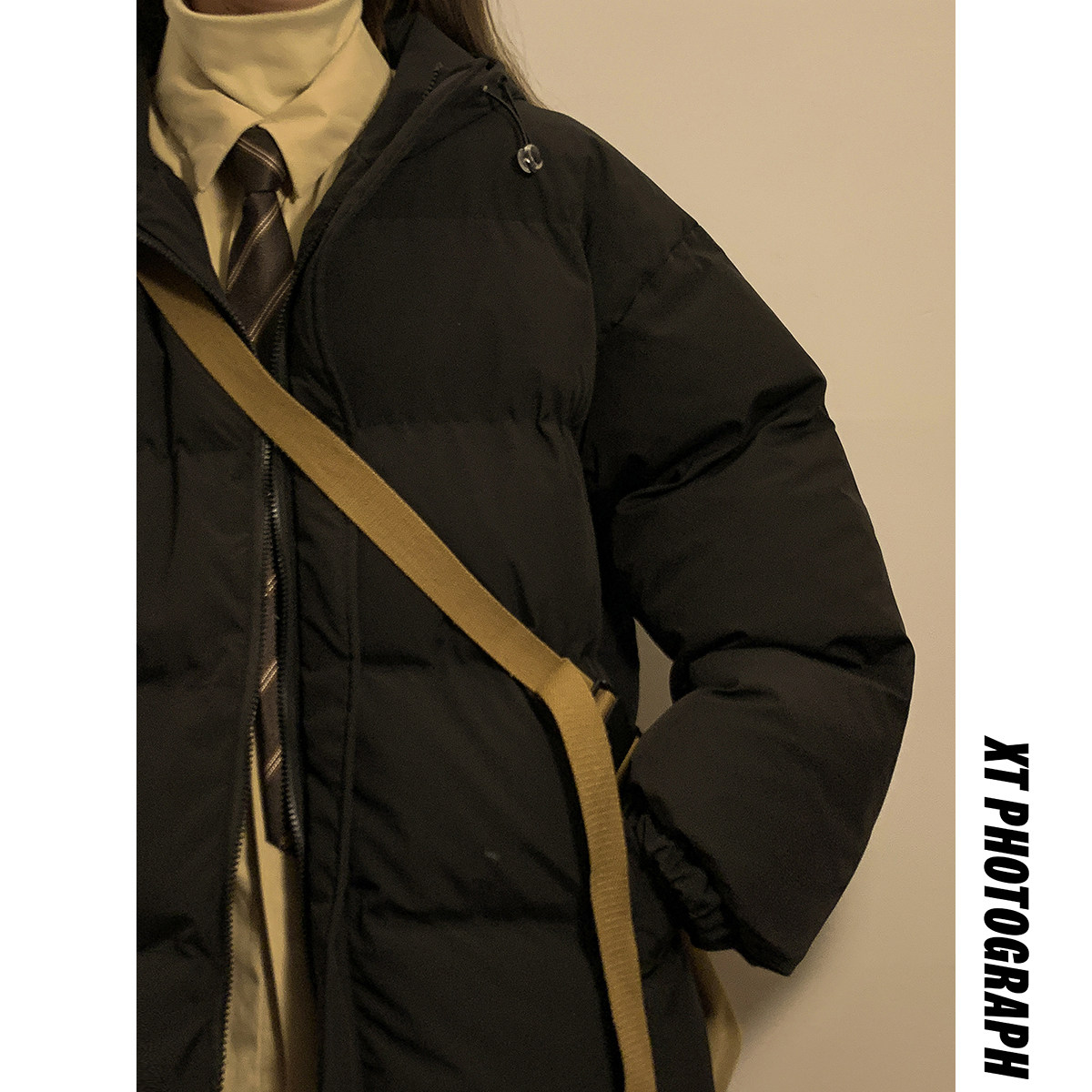 棉服女款2025年新款冬季连帽加厚棉衣高级感派克服外套棉MY05P88,男装棉衣,星座710