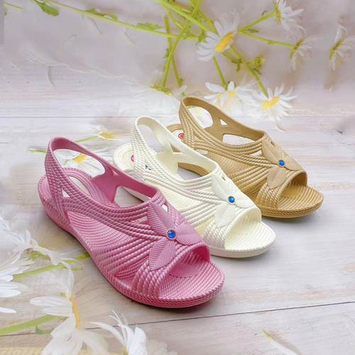 凉鞋防滑中老年平底鞋凉鞋