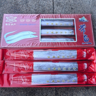 舟山东海小眼带鱼 新鲜刀鱼独立包装无冰 礼盒装6-8条