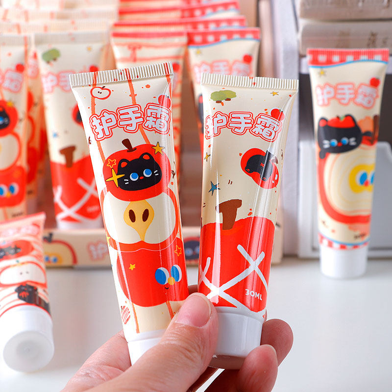 卡通苹果猫护手霜秋冬季润肤可爱保湿补水干裂滋润手学生伴手礼品,洗护清洁剂/卫生巾/纸/香薰,护手霜,淘宝优惠券,粉丝福利购,淘宝优惠卷