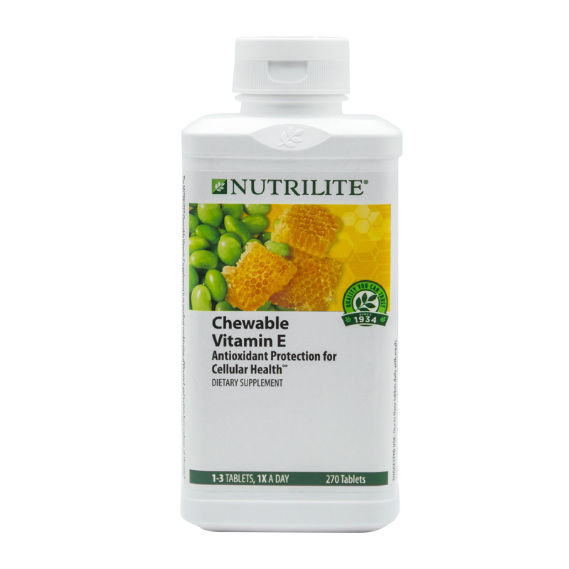 美国 Amway安利纽崔莱大豆蜂蜜卵磷脂维生素e天然ve咀嚼片270片 1