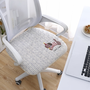 四季通用卡通刺绣办公室椅子套罩电脑椅套坐垫防滑椅子垫套椅垫