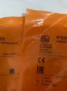 (假一赔十)IFS205 IFS244  IFS241.  IFW201  IFS242易福门传感器