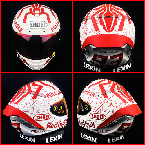 shoeiagv头盔版画红蚂蚁