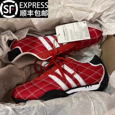 毒家APP防伪过验版红色赛车鞋男