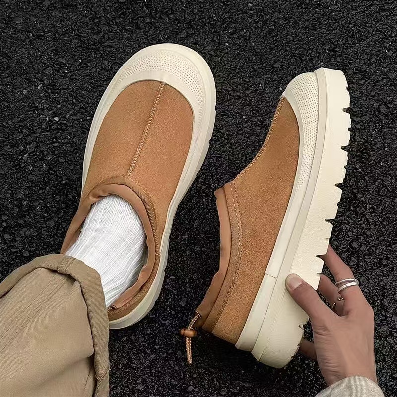 王一博同款官方塔斯曼雪地靴男女冬季2025保暖户外百搭加绒厚棉鞋