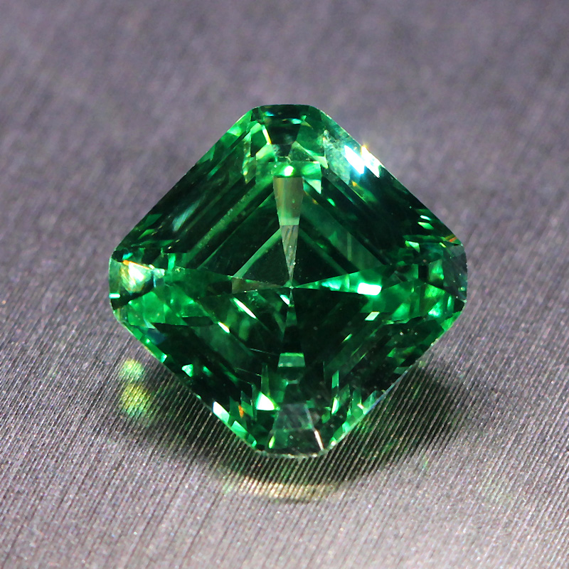 正方形金绿宝石裸石戒面阿斯切