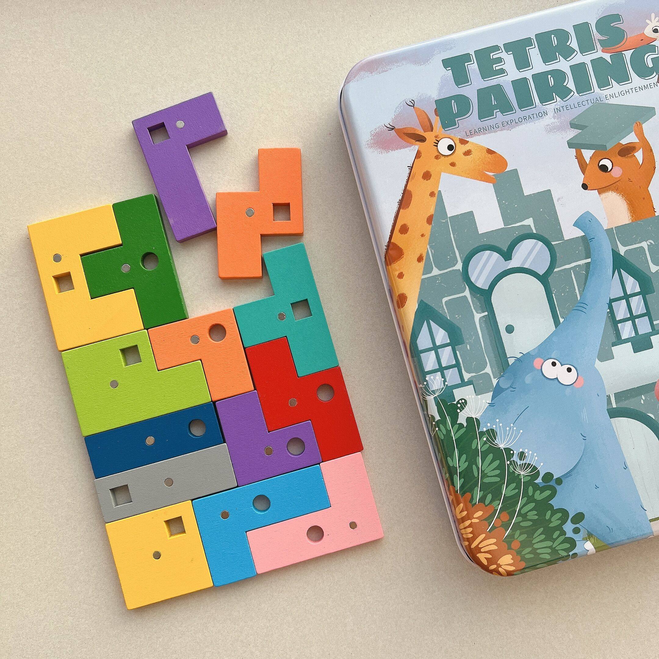 磁性俄罗斯方块拼图儿童早教益智玩具3-6岁宝宝4逻辑思维训练桌游,玩具/童车/益智/积木/模型,拼图/拼板,淘宝优惠券,粉丝福利购,淘宝优惠卷