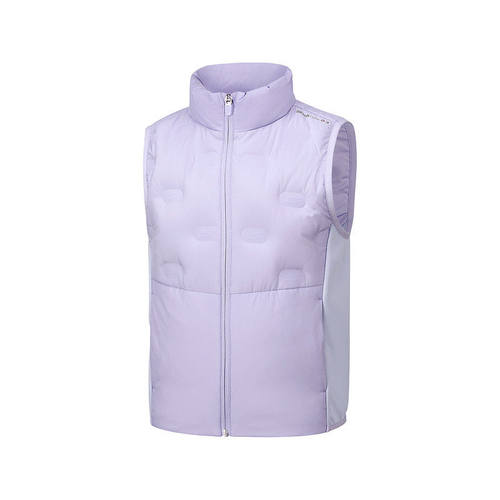 Skechers斯凯奇女童冬季保暖轻便舒适纯色羽绒背心马甲P425G053