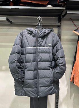 Skechers斯凯奇冬季男士纯色百搭舒适短款羽绒服外套P425M018