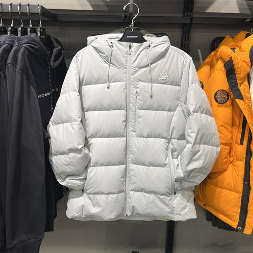 斯凯奇保暖男士羽绒外套