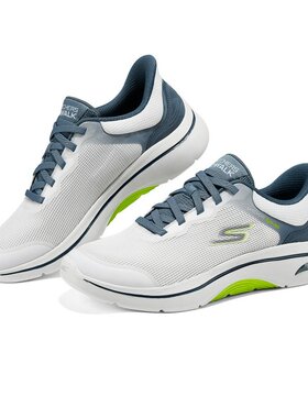 Skechers斯凯奇春夏新款男士舒适轻盈休闲运动鞋缓震健步鞋216653