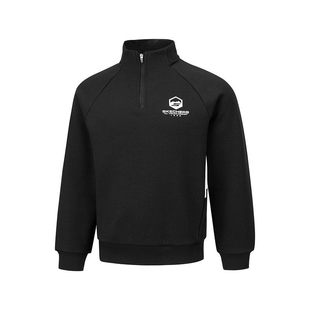 Skechers斯凯奇男童秋冬纯色保暖舒适立领卫衣针织套头衫P425B029