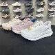Skechers斯凯奇带感缓震跑鞋 129400 女士一脚蹬轻便舒适耐磨运动鞋