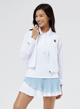 Skechers斯凯奇夏季女款抗紫外线翻领茄克防晒运动外套P324W022