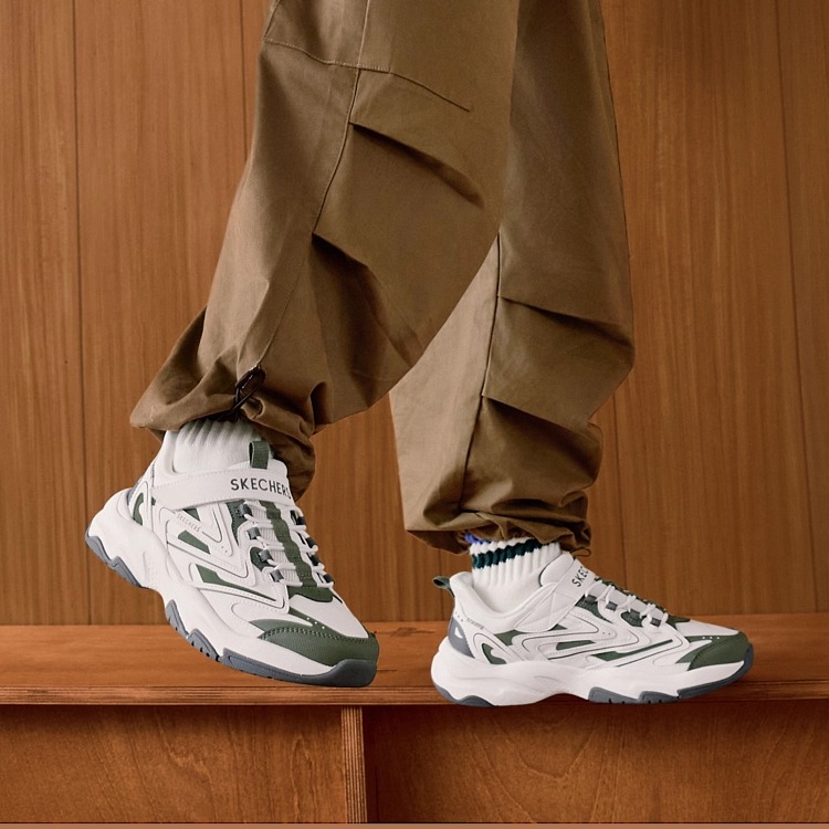 Skechers斯凯奇儿童厚底防滑增高耐磨机能鞋319070L运动鞋405332L